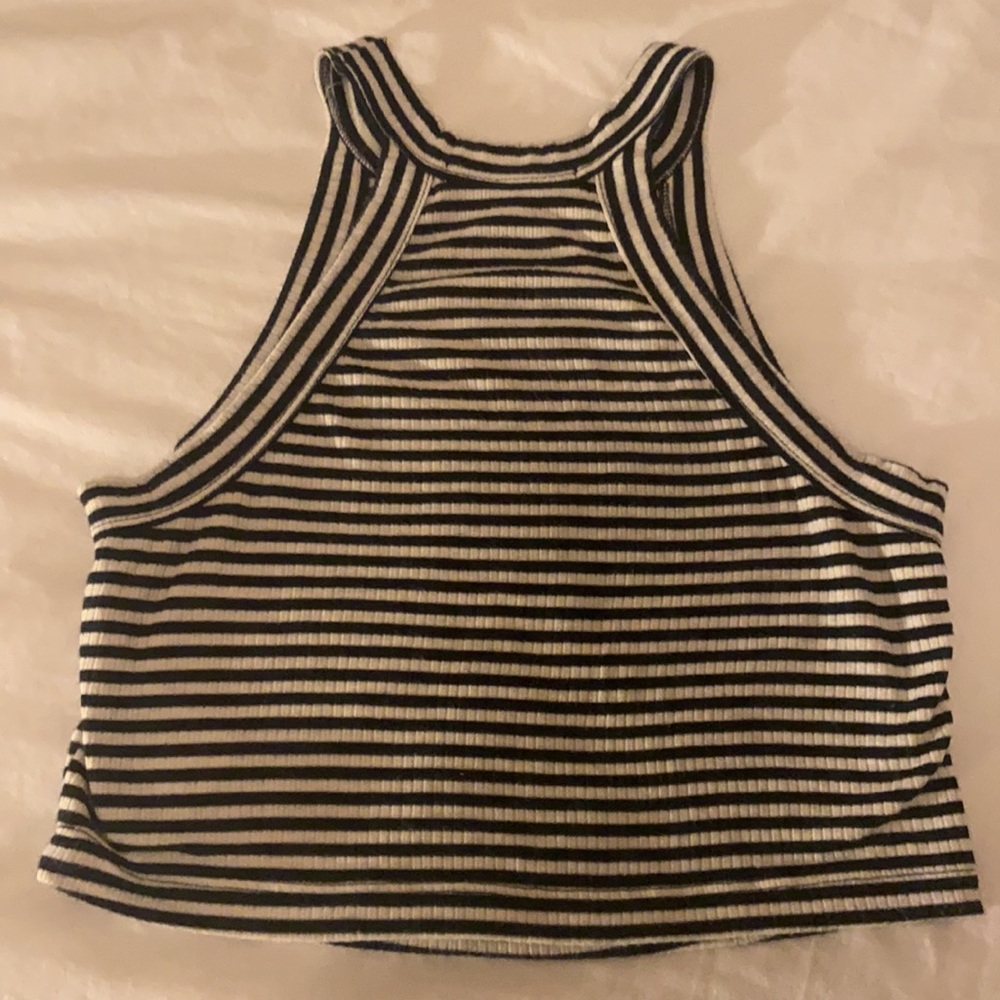 Striped Halter Tank - Picture 3 of 5